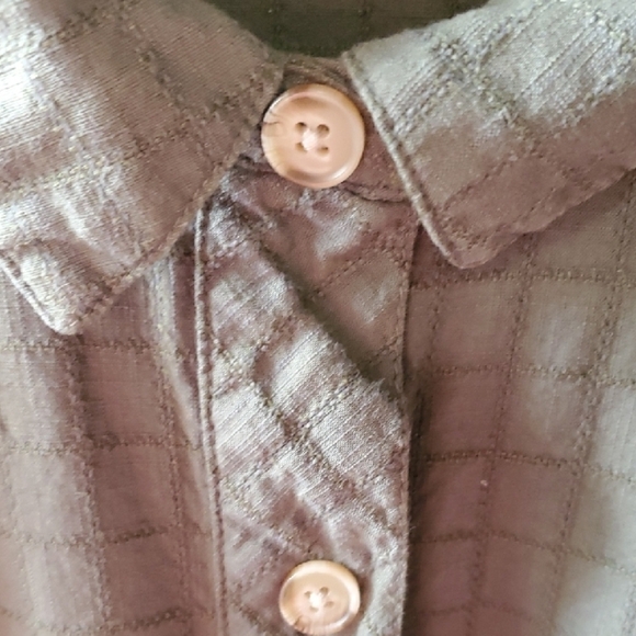 Terra & Sky Charcoal Button-Down Mini Dress - Picture 4 of 9